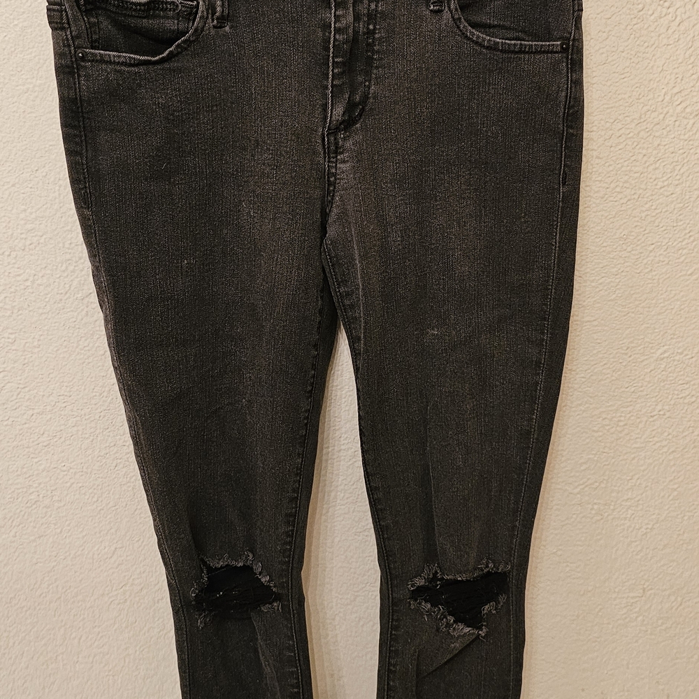 Stylish Black Distressed Women Jeans